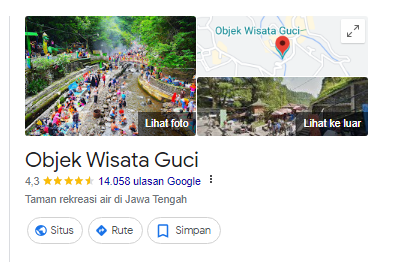 Objek Wisata Guci